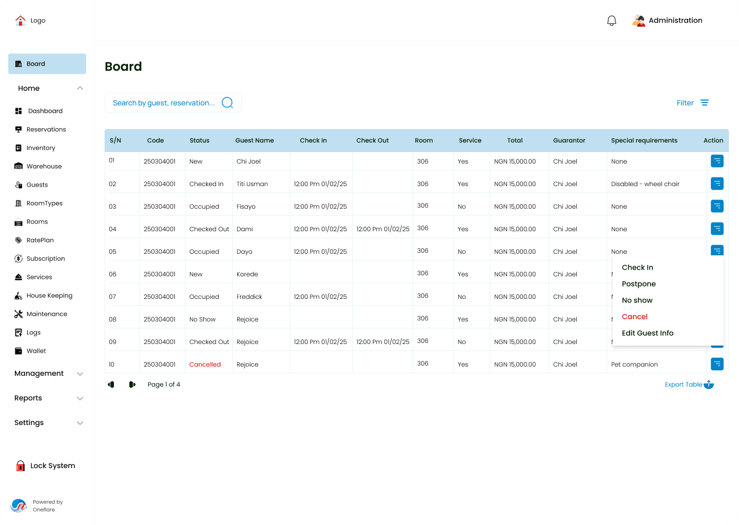 Run reservations, front desk operations, housekeeping, billing, reporting, and maintenance from one secure cloud platform built for multi-branch hospitality businesses.